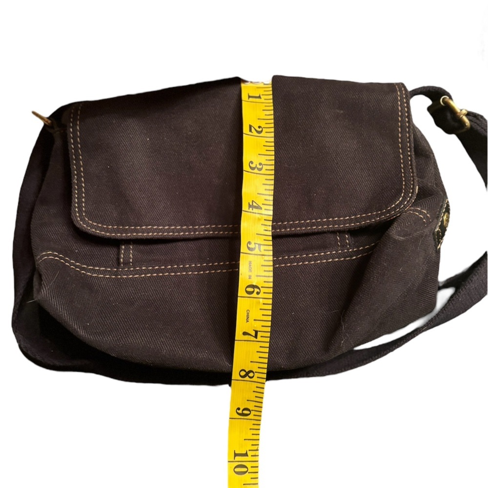 Fossil cloth crossbody purse in black. Like new! Super soft material. - Picture 4 of 8